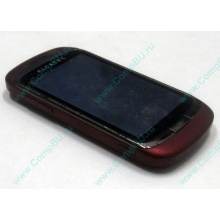 Красно-розовый телефон Alcatel One Touch 818 (Новокуйбышевск)
