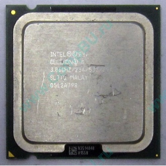 Процессор Intel Celeron D 345J (3.06GHz /256kb /533MHz) SL7TQ s.775 (Новокуйбышевск)